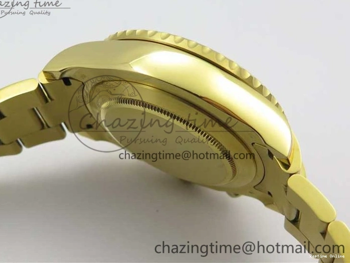 0209 ComfortFit YachtMaster II 2017 baselworld 116688 YG Blue Ceramic JF 1:1 Best Edition on YG Bracelet A 3063